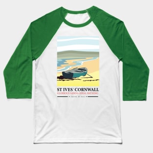 St Ives Cornwall Baseball T-Shirt